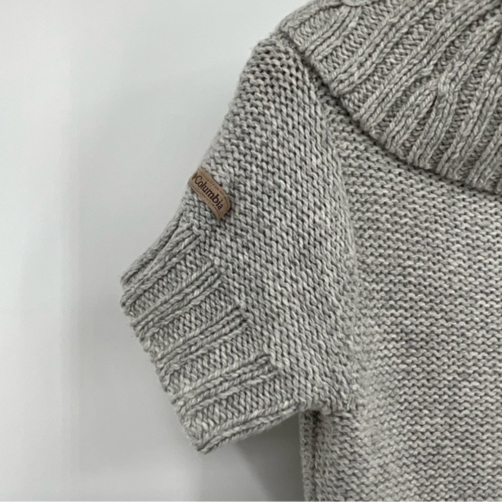 Columbia Gray Knit Cowl Neck Sweater Size Small‎ H5 - Picture 4 of 7